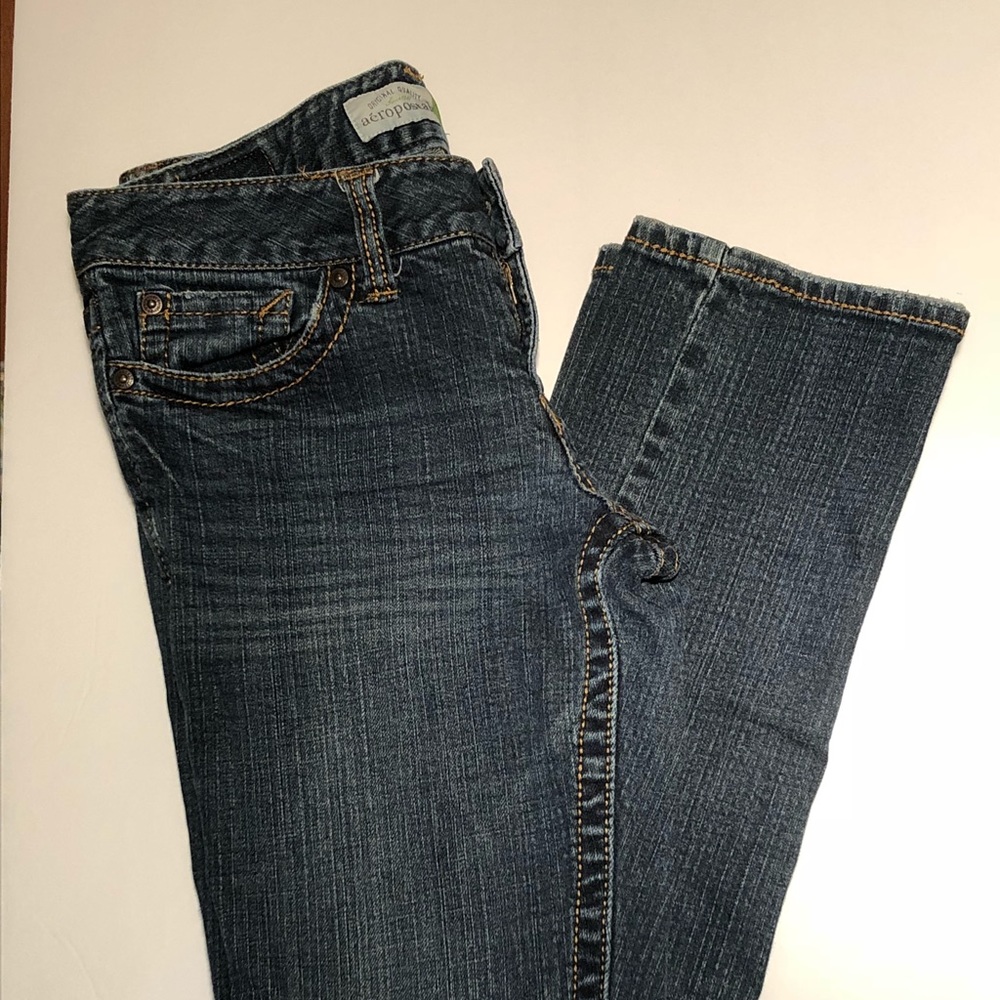 AEROPOSTALE Womens Bayla Skinny Jeans Medium Wash